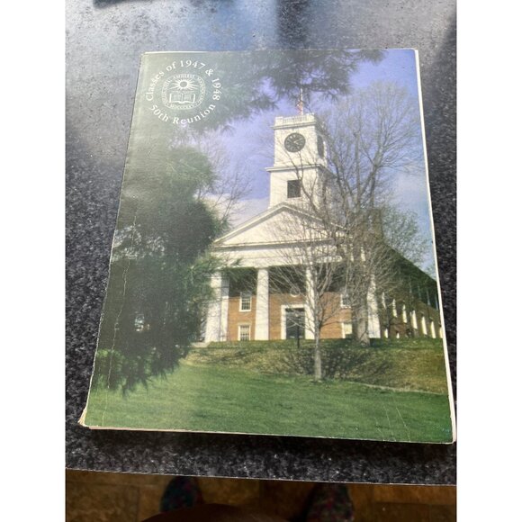 Vtg Amherst College 50th Reunion Book May 28-June 1 1997 Letter From Tom Gerety - Picture 1 of 9